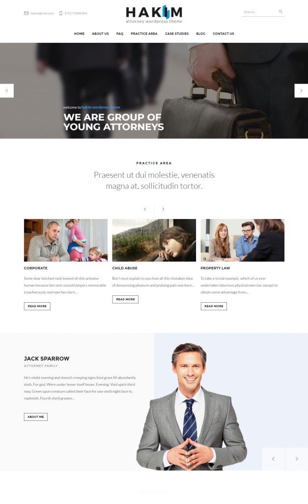 Mẫu website MẪU WEBSITE GIỚI THIỆU CÔNG TY – HAKIM