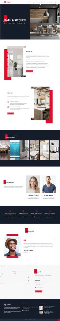 Mẫu Website Giới Thiệu Sản Phẩm Công Ty KRAFTY Bathkitchen