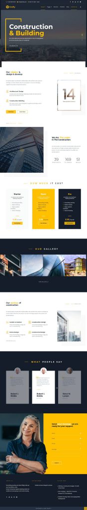 Mẫu Website Giới Thiệu Sản Phẩm Công Ty KRAFTY Main Home