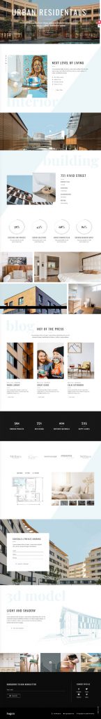 Mẫu Website Giới Thiệu Sản Phẩm Công Ty SAGEN Main Home