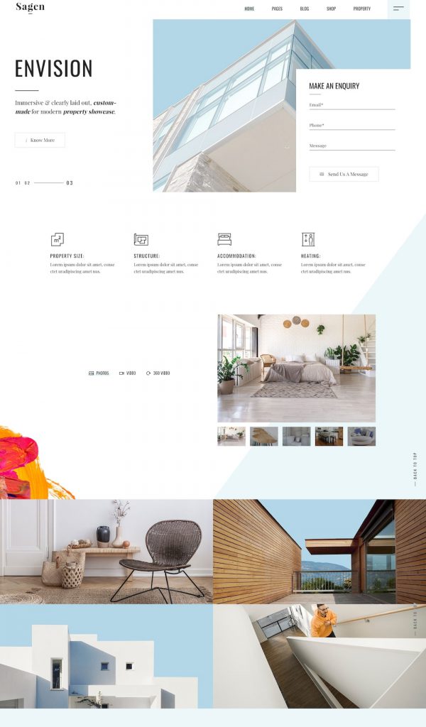 Mẫu Website Giới Thiệu Sản Phẩm Công Ty SAGEN
