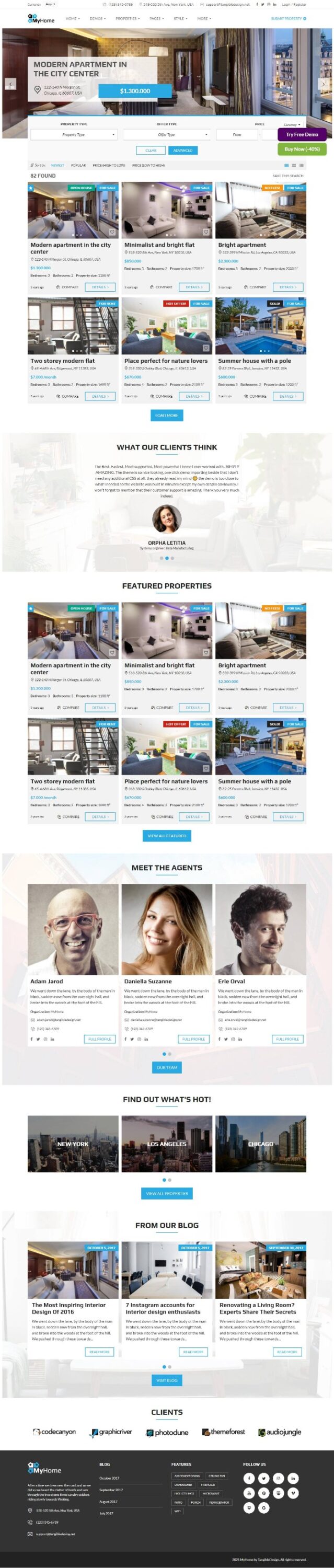 MẪU WEBSITE Bất Động Sản – Default