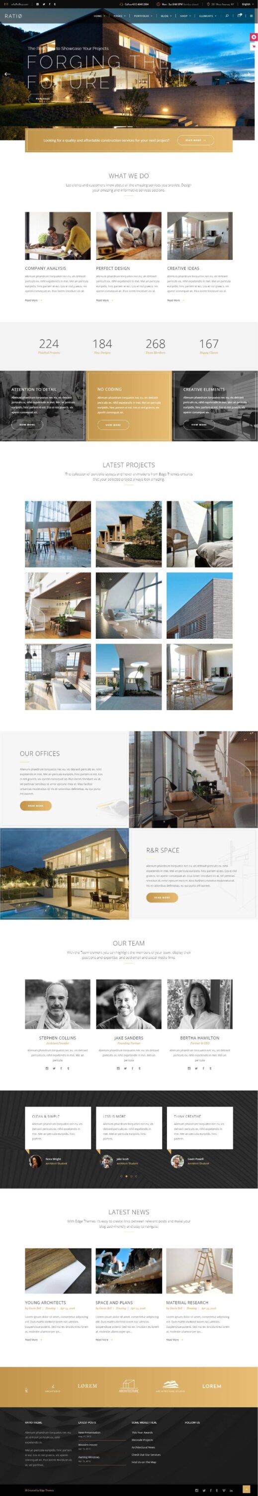 Mẫu Website Giới Thiệu Công Ty Xây Dựng Kiểu Slider Full Trang