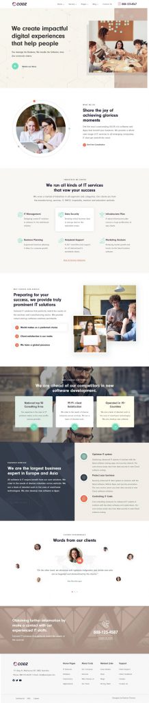 Mẫu website MẪU WEBSITE GIỚI THIỆU CÔNG TY -CODZ4