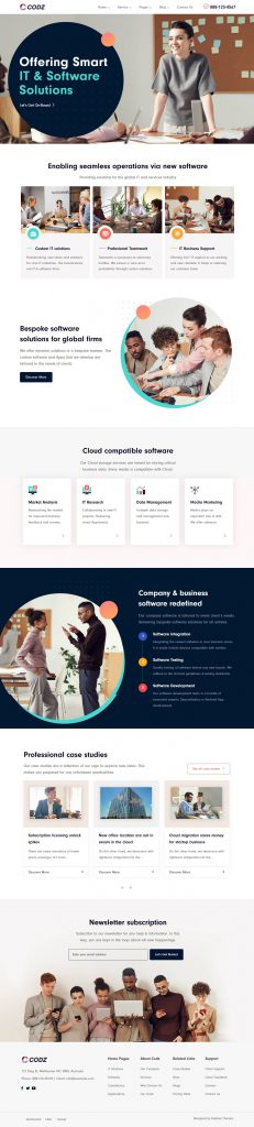 Mẫu website MẪU WEBSITE GIỚI THIỆU CÔNG TY – COZD1