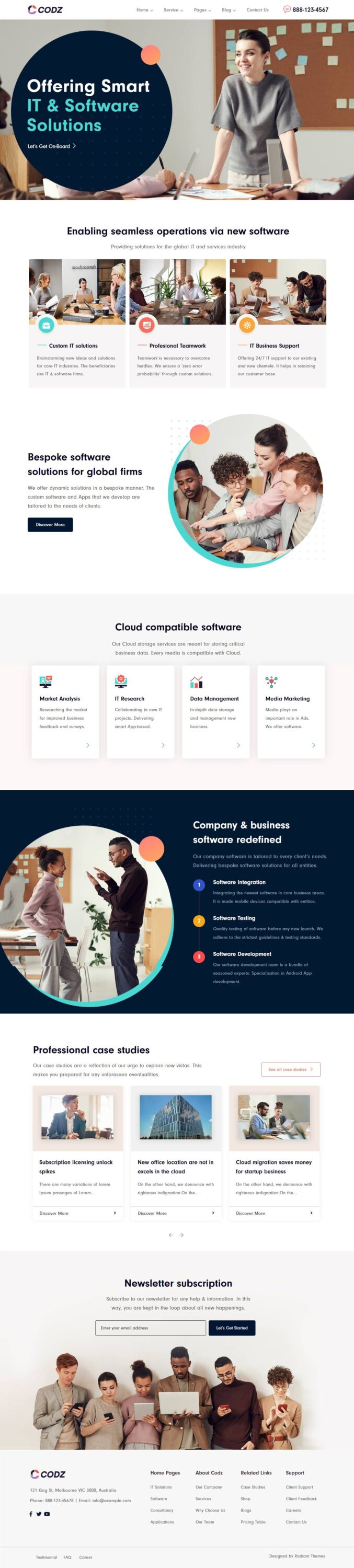 MẪU WEBSITE GIỚI THIỆU CÔNG TY – COZD1