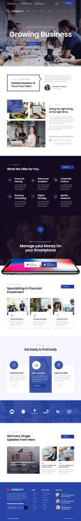 Mẫu Website Giới Thiệu Công Ty – Consulty