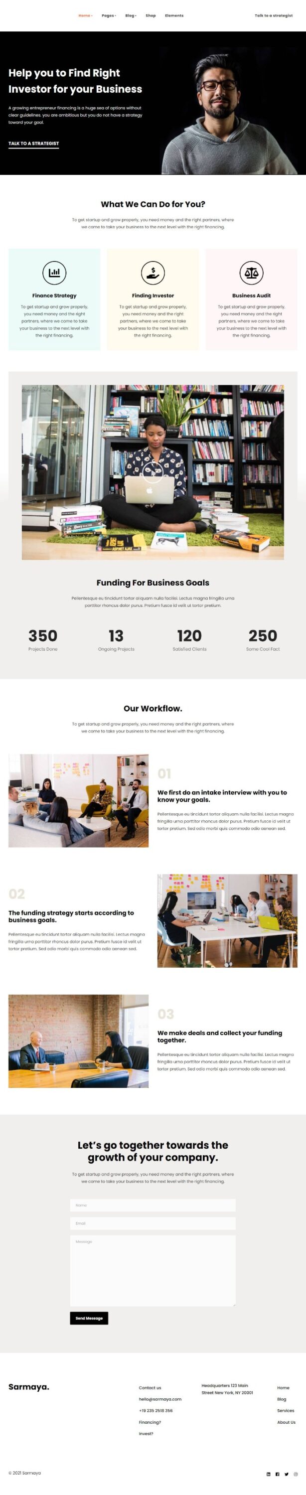Mẫu Website Bất Động Sản – Sarmaya 3