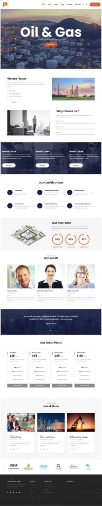 Mẫu Website Công Ty Xây Dựng – Pisces