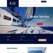Mẫu Website Du Lịch - Yacht Rental