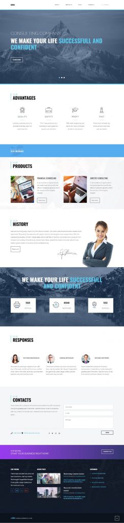 Mẫu Website Giới Thiệu Công Ty – Busis