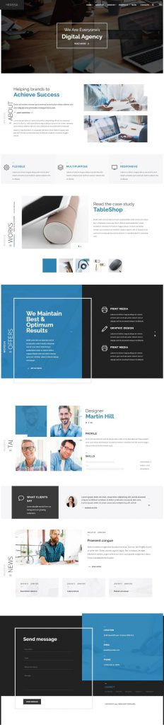 Mẫu Website Giới Thiệu Công Ty – Moresa