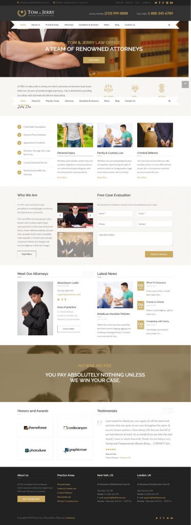 Mẫu Website Giới Thiệu Công Ty – Tom & Jerry
