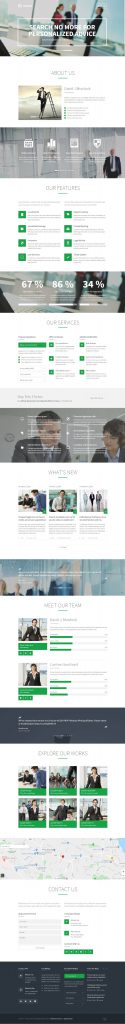 Mẫu Website Công Ty Luật – Atrium