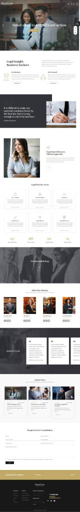 Mẫu Website Công Ty Luật – Fennik