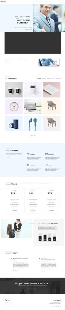 Mẫu Website Công Ty Quảng Cáo – WON
