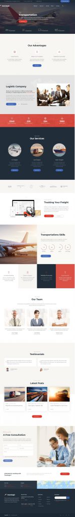 Mẫu Website Công Ty Vận Tải – Translogic