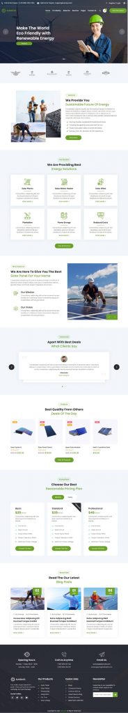 Mẫu Website Công Ty Xây Dựng – Sunrays