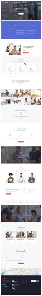 Mẫu Website Giới Thiệu Công Ty – Crework
