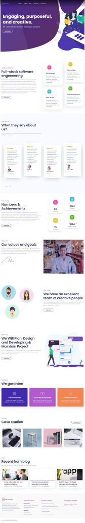 Mẫu Website Giới Thiệu Công Ty IT Solutions – Comdigex