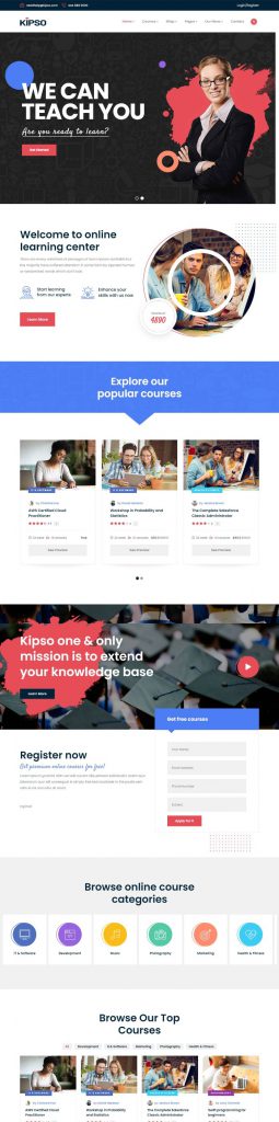 Mẫu website Mẫu  Website Giới Thiệu Công Ty – Kipso