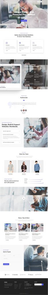 Mẫu Website Giới Thiệu Công Ty – Kolaso