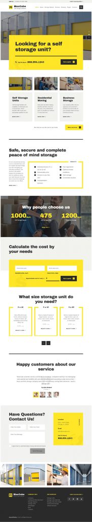 Mẫu Website Giới Thiệu Công Ty – MaxCube