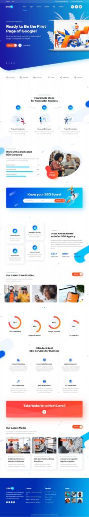Mẫu Website Giới Thiệu Công Ty – Onum