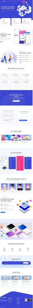 Mẫu Website Giới Thiệu Công Ty – Osterisk