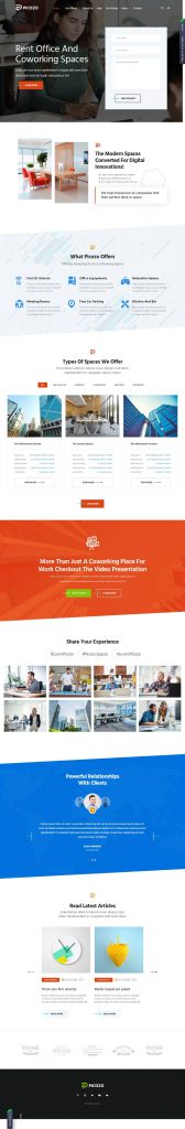 Mẫu Website Giới Thiệu Công Ty – Picozo