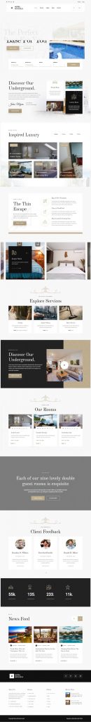Mẫu Website Khách Sạn -Hotels Miranda