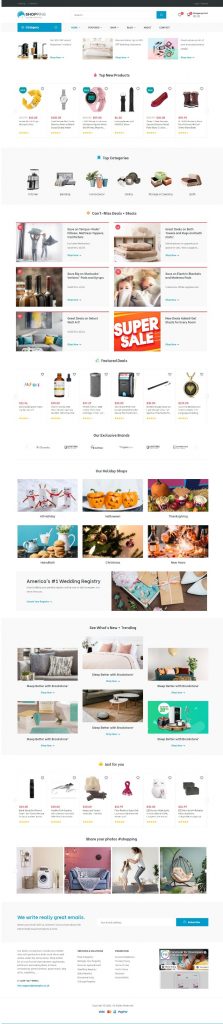 Mẫu Website Bán Hàng Công Nghệ – Shopping