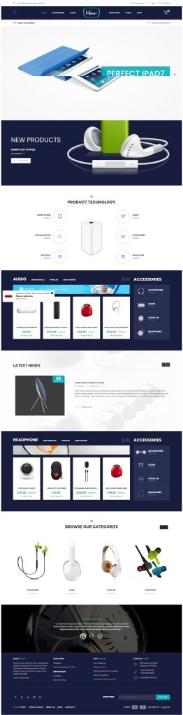 Mẫu Website Bán Hàng Công Nghệ – Handy