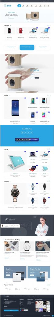 Mẫu Website Bán Hàng Công Nghệ – Fbtech