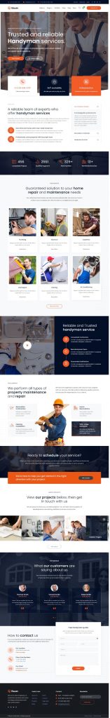 Mẫu Website Giới Thiệu Công Ty Công Nghiệp – Bauer 4