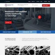 Mẫu Website Giới Thiệu Công Ty Công Nghiệp - Manufacturer 4