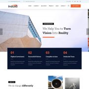 Mẫu Website Giới Thiệu Công Ty Công Nghiệp - Induxo 2