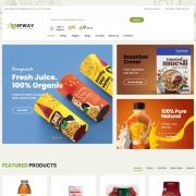 Mẫu website bán hàng thực phẩm Efway Home 4