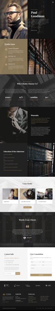MẪU WEBSITE CÔNG TY LUẬT – ATTORNA HOME 1