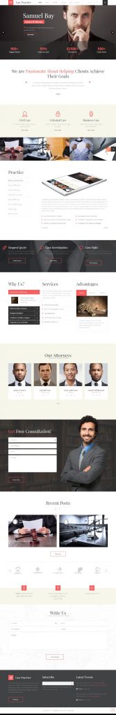 MẪU WEBSITE CÔNG TY LUẬT – LAW PRACTICE