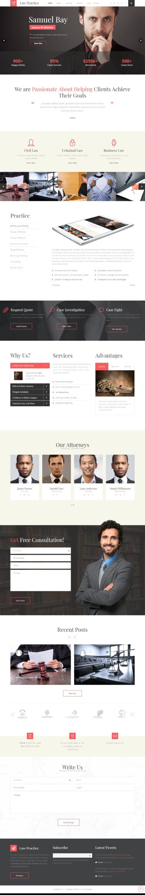 Mẫu website MẪU WEBSITE CÔNG TY LUẬT – LAW PRACTICE