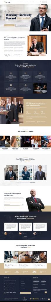 MẪU WEBSITE CÔNG TY LUẬT – LAWGRID