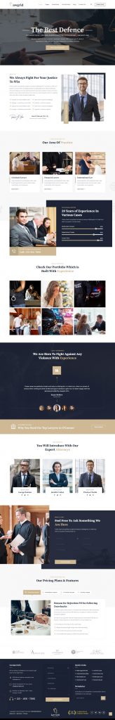 MẪU WEBSITE CÔNG TY LUẬT – LAWGRID HOME 2