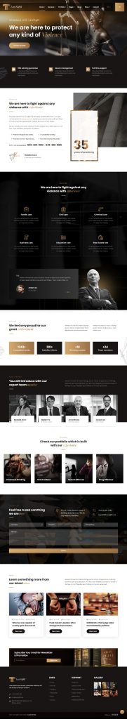 MẪU WEBSITE CÔNG TY LUẬT – LAWSIGHT