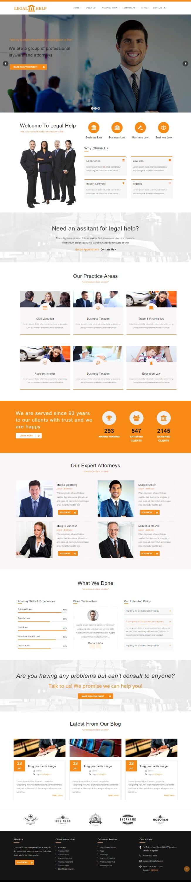MẪU WEBSITE CÔNG TY LUẬT – LEGAL HELP