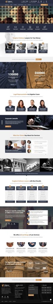 MẪU WEBSITE CÔNG TY LUẬT – LIBERO