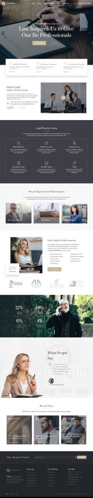 MẪU WEBSITE CÔNG TY LUẬT – OCONNOR HOME 2