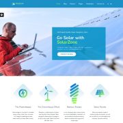 Mẫu Website Dịch Vụ Điện Năng Lượng Mặt Trời Solar Zone