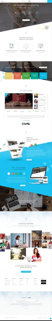 Mẫu website giáo dục – CorpTrain