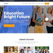 Mẫu website giáo dục - Nolez